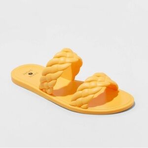 Shade & Shore Women’s Reign Orange Slide Sandals